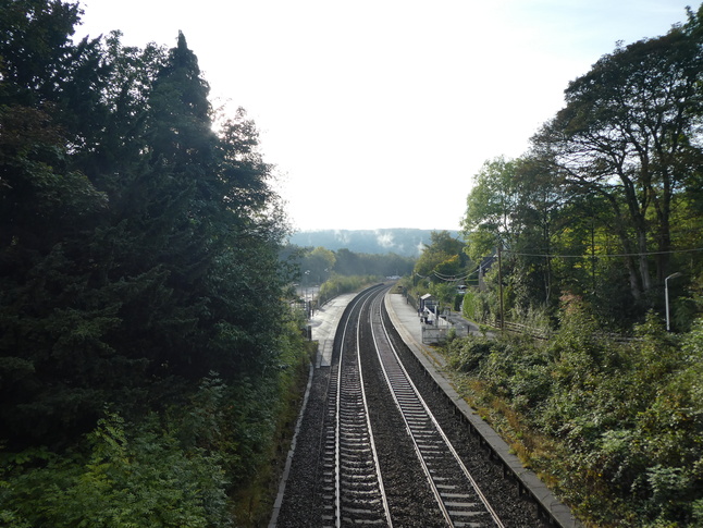 Grindleford looking west from bridge