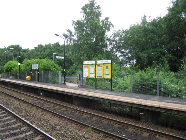 Halewood platform 1 entrance