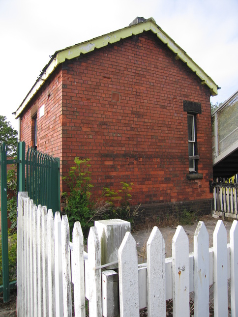 Hall Road platform 2 building
rear
