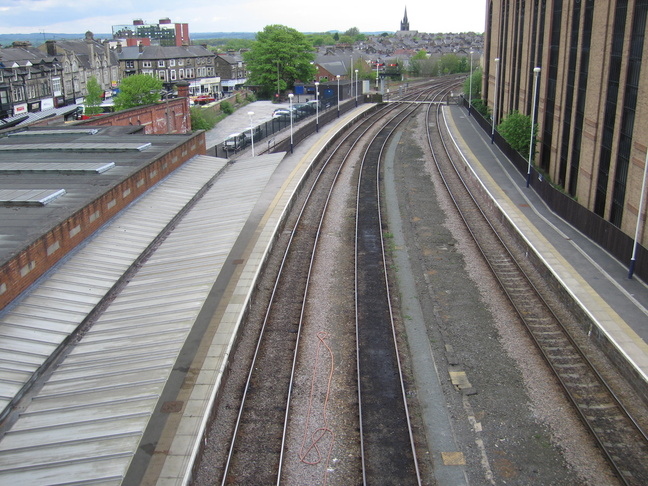 Harrogate from bridge looking
north