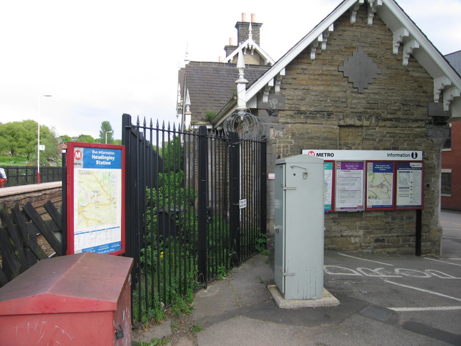 Headingley station building side