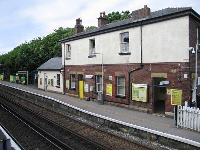 Hightown station building rear