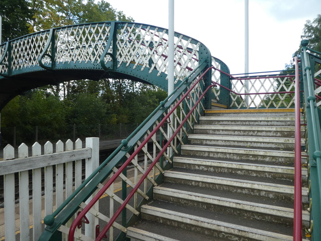 Hope platform 1 footbridge entrance
