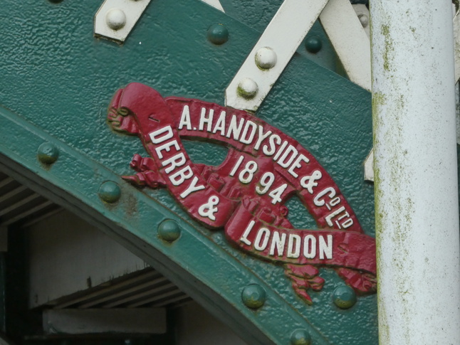 Hope bridge maker - A Handyside and Co Ltd, Derby and London