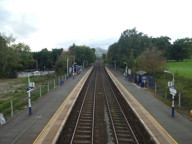 Hope looking west from footbridge