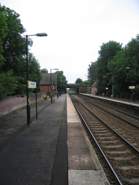 Hough Green platform 1 looking west