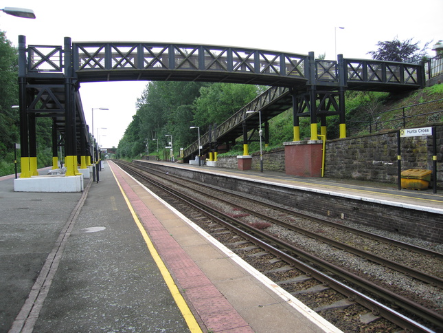 Hunts Cross platforms looking
east