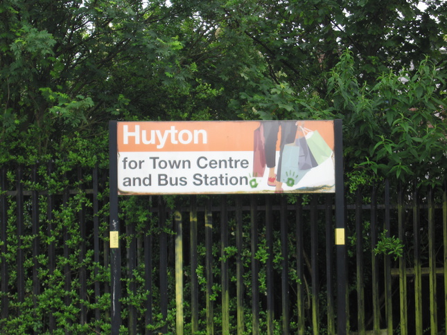 Huyton for Town Centre and Bus Station