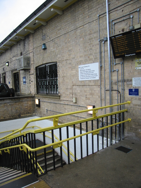 Huyton front subway entry