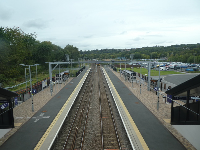 Kirkstall Forge looking west from footbridge