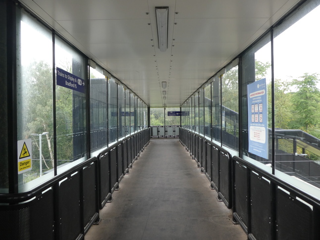 Kirkstall Forge inside glazed footbridge