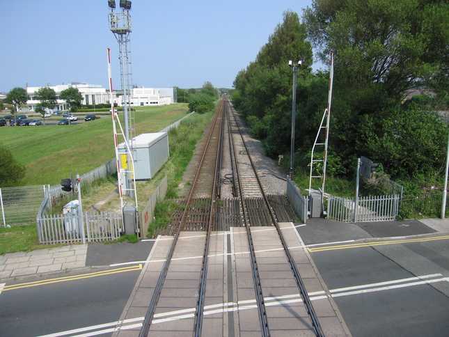Leasowe looking east from
footbridge