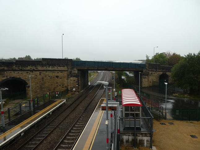 Low Moor looking east from footbridge