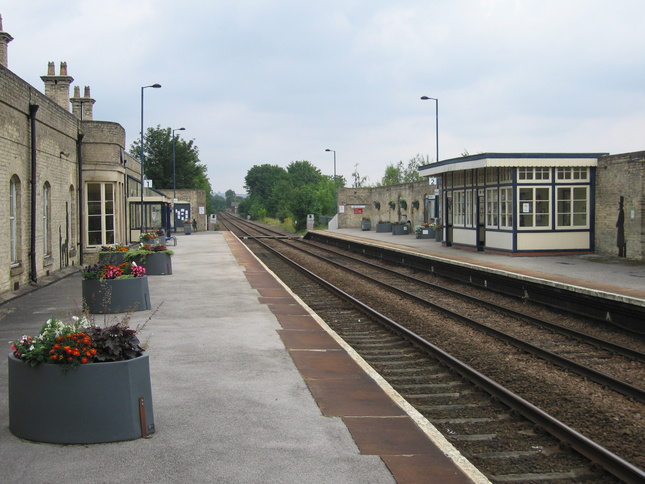 Market Rasen platforms looking
north