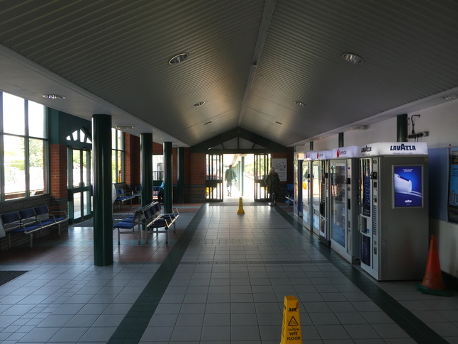 Meadowhall tram waiting area