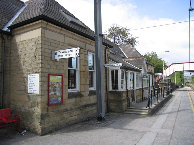 Menston platform 1 building