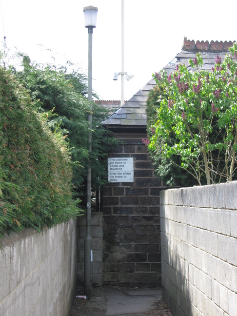 Menston platform 2 entrance