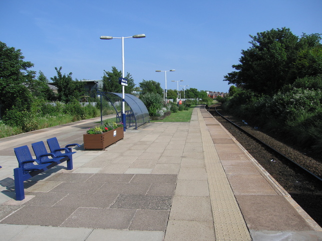 Meols Cop platform looking south