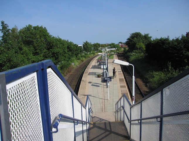 Meols Cop steps