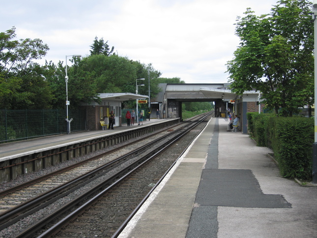 Meols platforms looking west