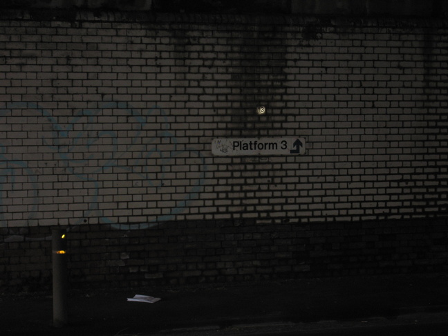 Mirfield platform 3 sign