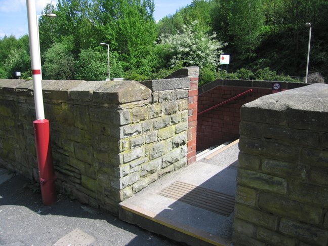 Morley platform 1 entrance