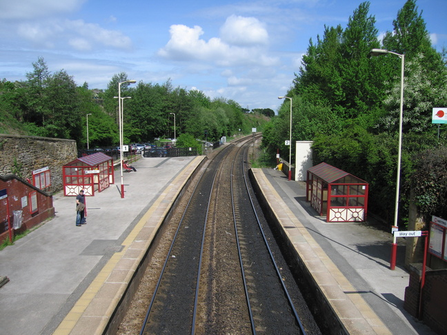 Morley from footbridge
