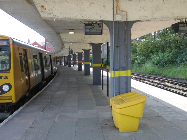 New Brighton platform 1
under canopy