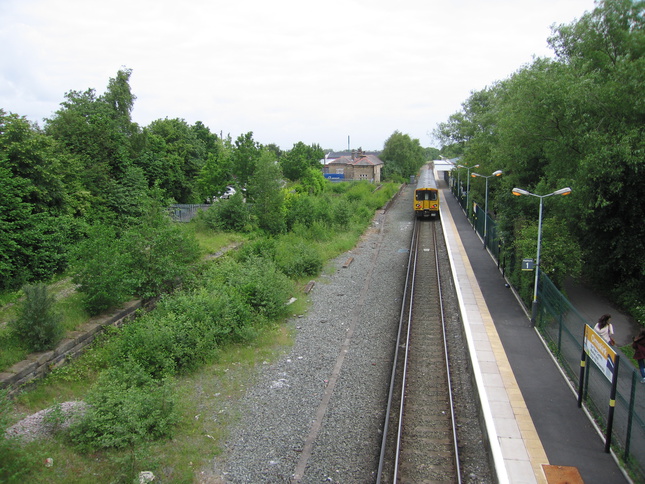 Ormskirk from bridge looking
north