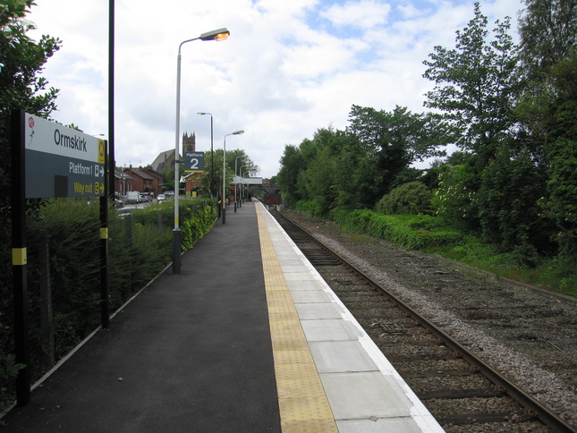 Ormskirk platforms looking south