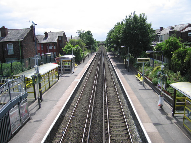 Orrell Park from footbridge
looking south