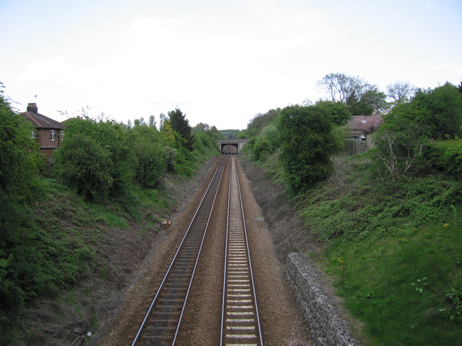 Pannal from bridge looking east