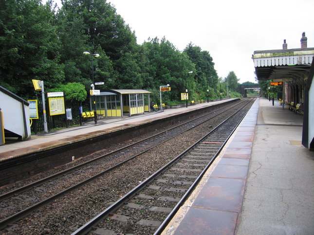 Prescot platforms looking west