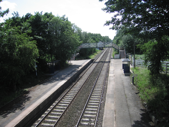 Rainford from bridge looking
west
