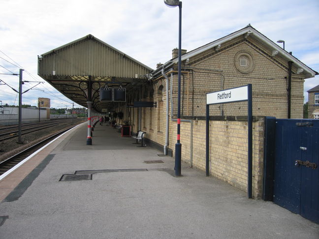 Retford platform 1, looking north