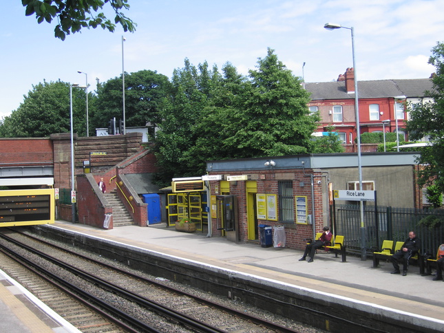 Rice Lane platform 1