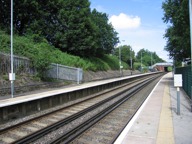 Rice Lane platforms looking east