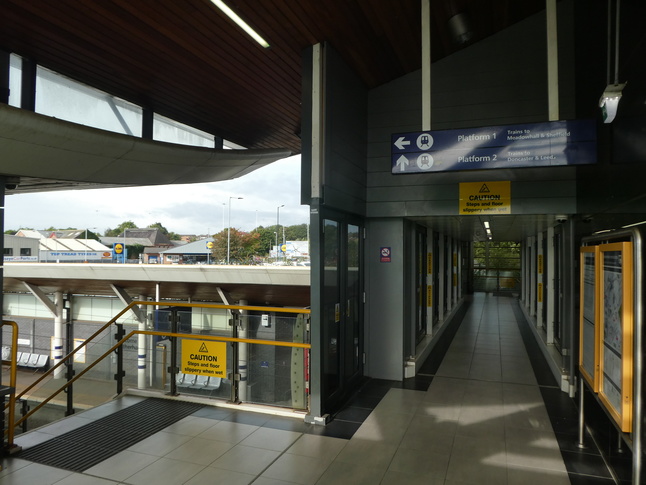 Rotherham Central footbridge