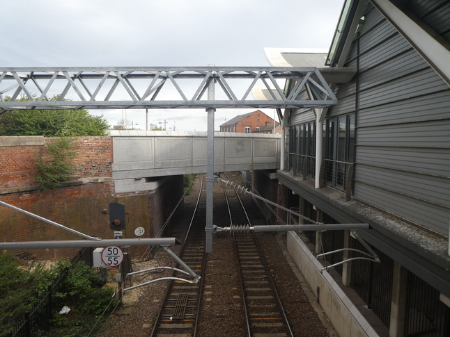 Rotherham Central looking north from footbridge