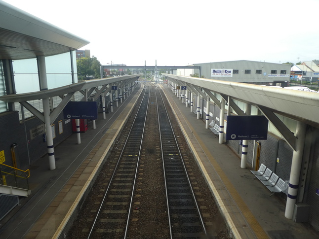 Rotherham Central looking south from footbridge