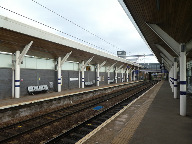 Rotherham Central platforms looking north