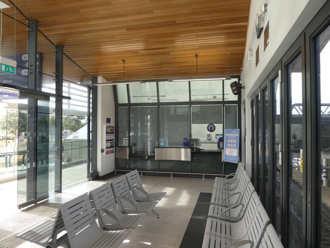 Rotherham Central waiting room