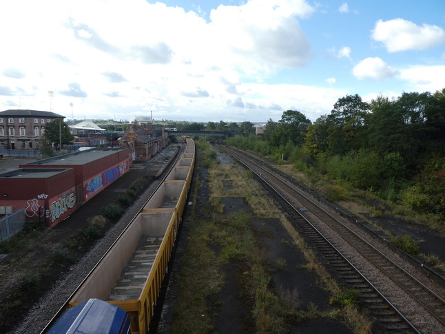 Rotherham Masbrough looking south from bridge