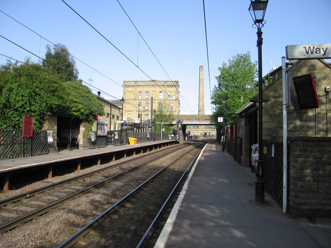Saltaire platform 2 looking east