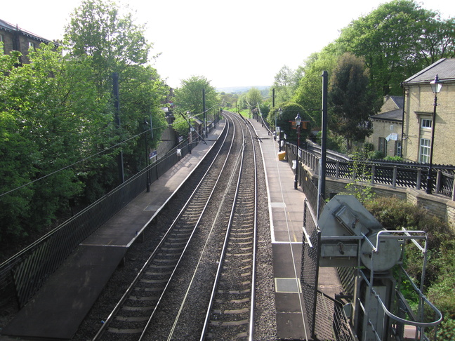Saltaire from bridge looking
west