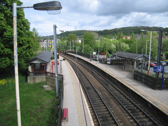 Shipley from footbridge looking
east