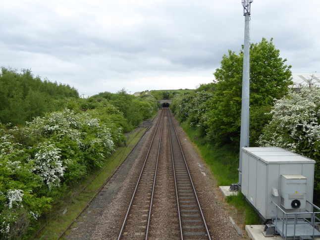 Shirebrook looking north
from bridge