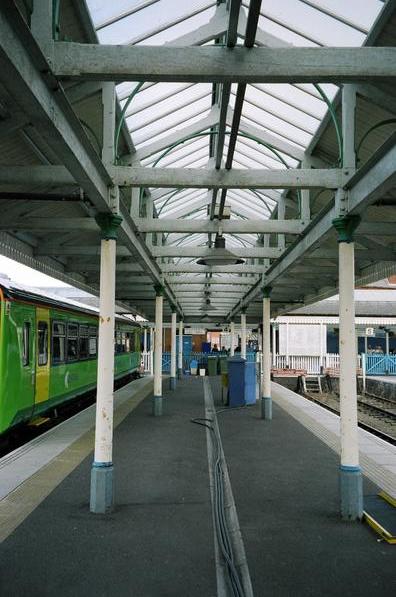 Skegness platforms 3 and 4 canopy