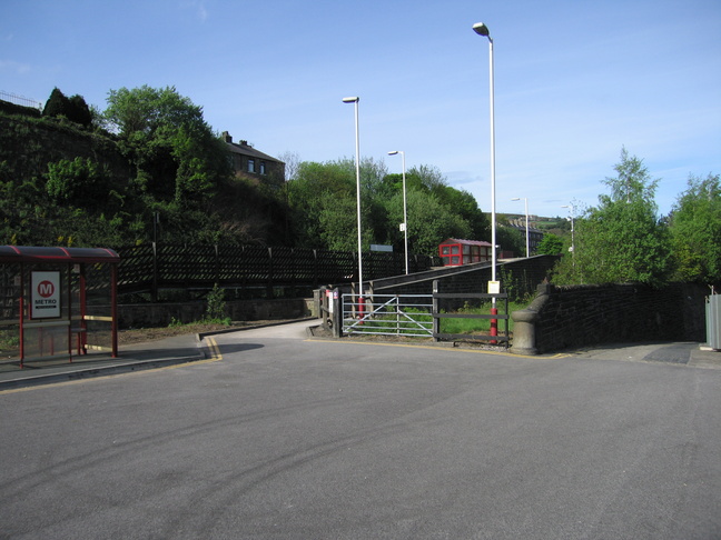 Slaithwaite platform 2 car
park