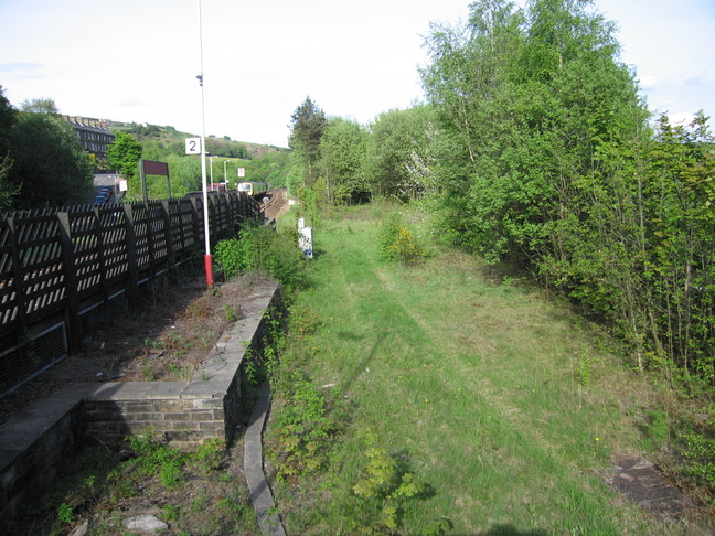 Slaithwaite old trackbed